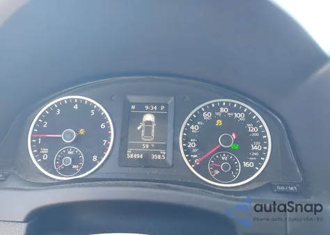 2014 Volkswagen Tiguan Sel из США, поврежденный, VIN WVGBV3AX1EW591852